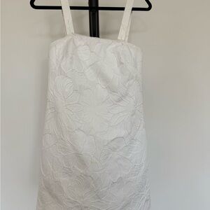 J. Crew Ivory Textured Dress